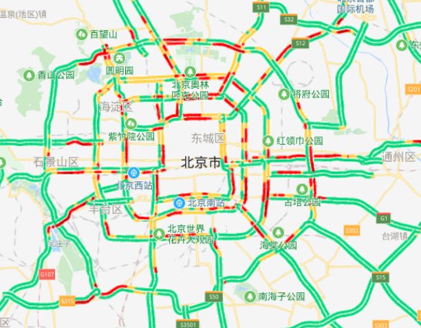 北京高速公路分布图图片