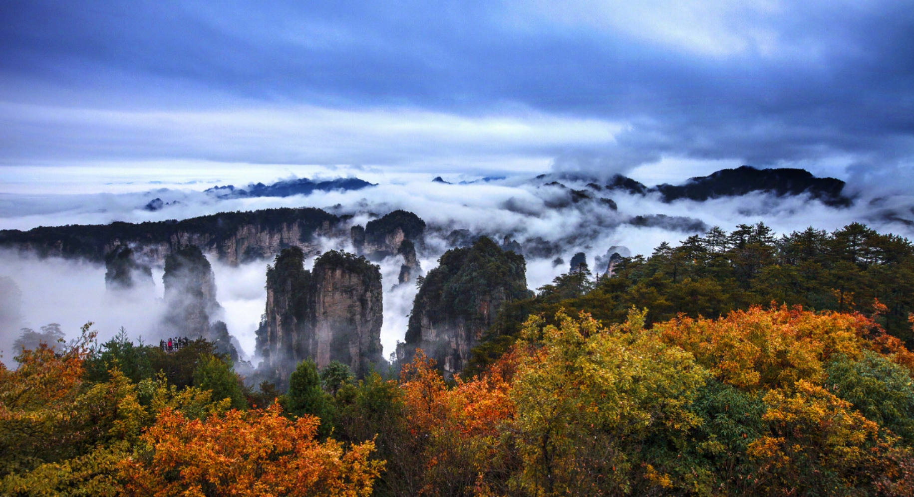 四季去张家界旅游能看到的那些不同的景色