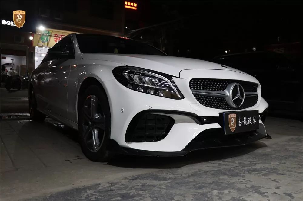 新款奔驰c级改装c65包围套件