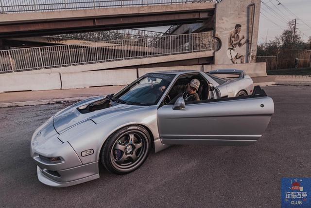 车主花了许多年打造的"银色独角兽",来自1991年的本田nsx
