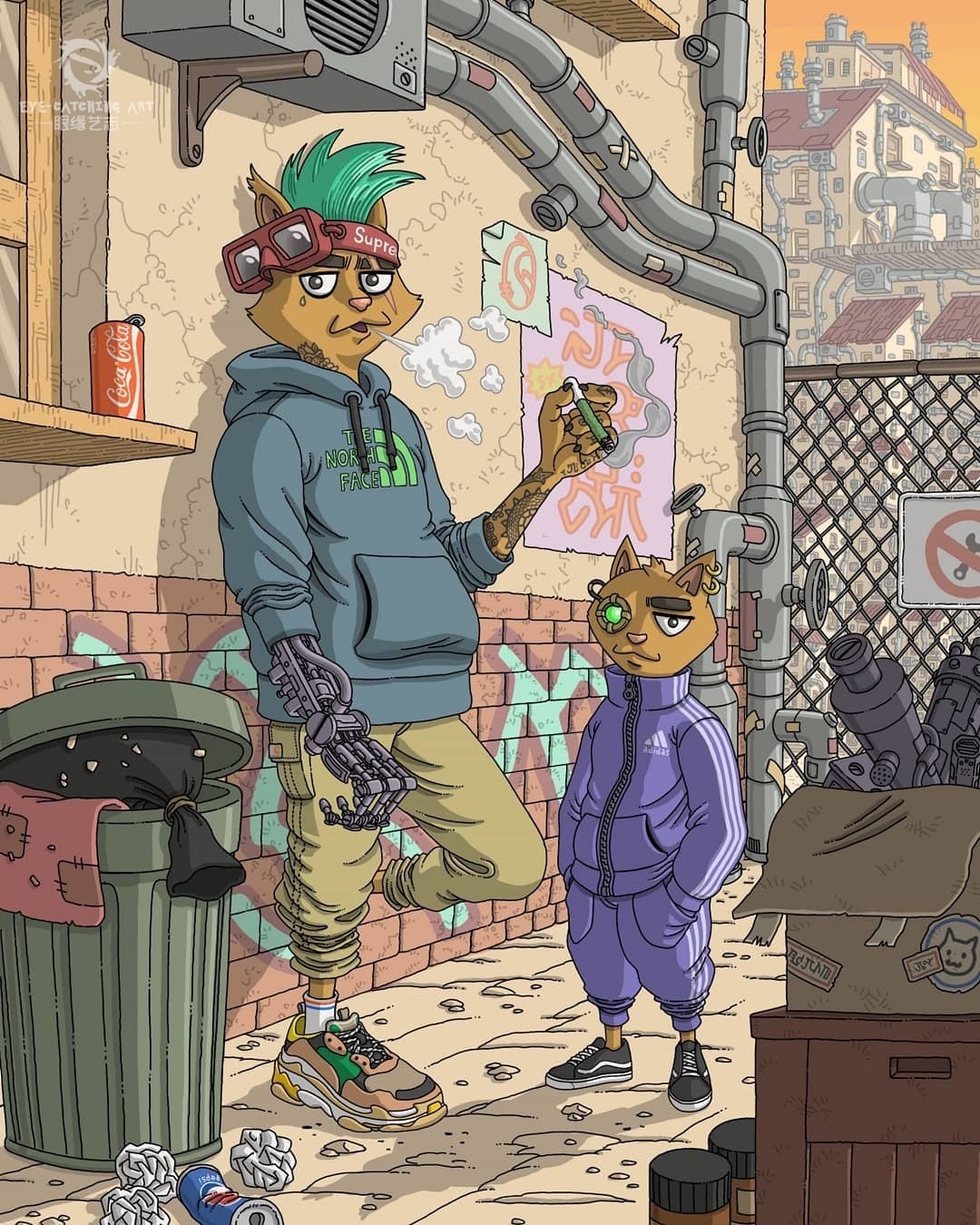 不要总是赛博朋克科幻漫画也可以是幽默可爱的