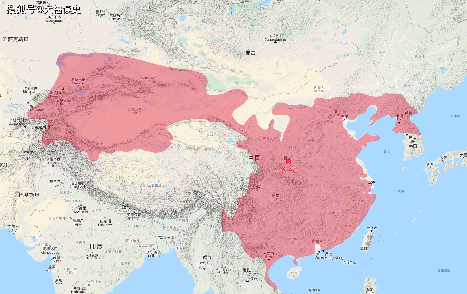 公元前213年,即秦統一後的第六年,蒙恬發兵30萬略取今河套,並連接秦