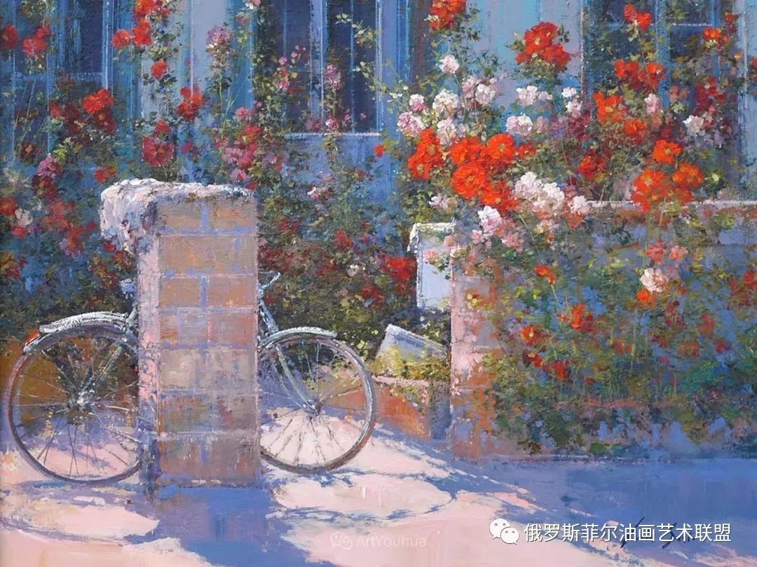 意大利浪漫印象主义女画家露西亚萨托油画作品赏析