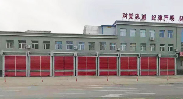 消防车库门新型螺旋式硬质快速门的快速普及