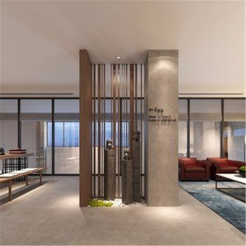 玄关装修设计:新中式玄关墙设计,温馨而雅致