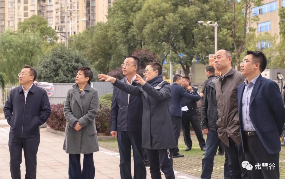 开福区委书记曹再兴一行莅临马栏山视频文创产业园弗彗谷指导工作