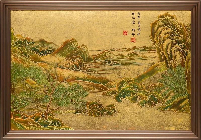 琅彩铜画如何打破高温变形的魔咒