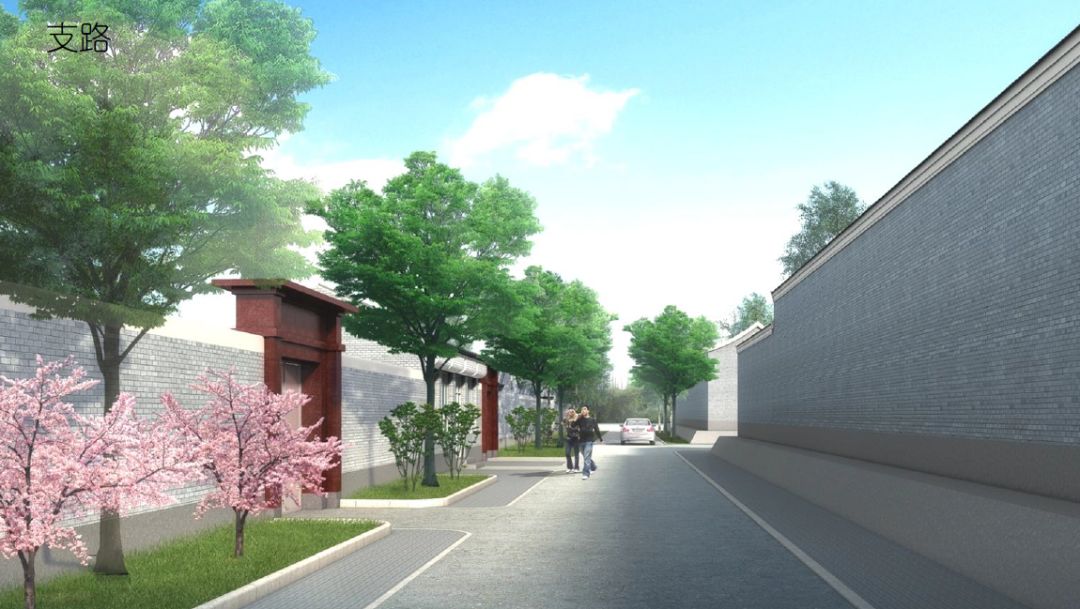景观设计5进行村庄路面硬化,道路铺装样式,颜色需不村庄的整体风貌相