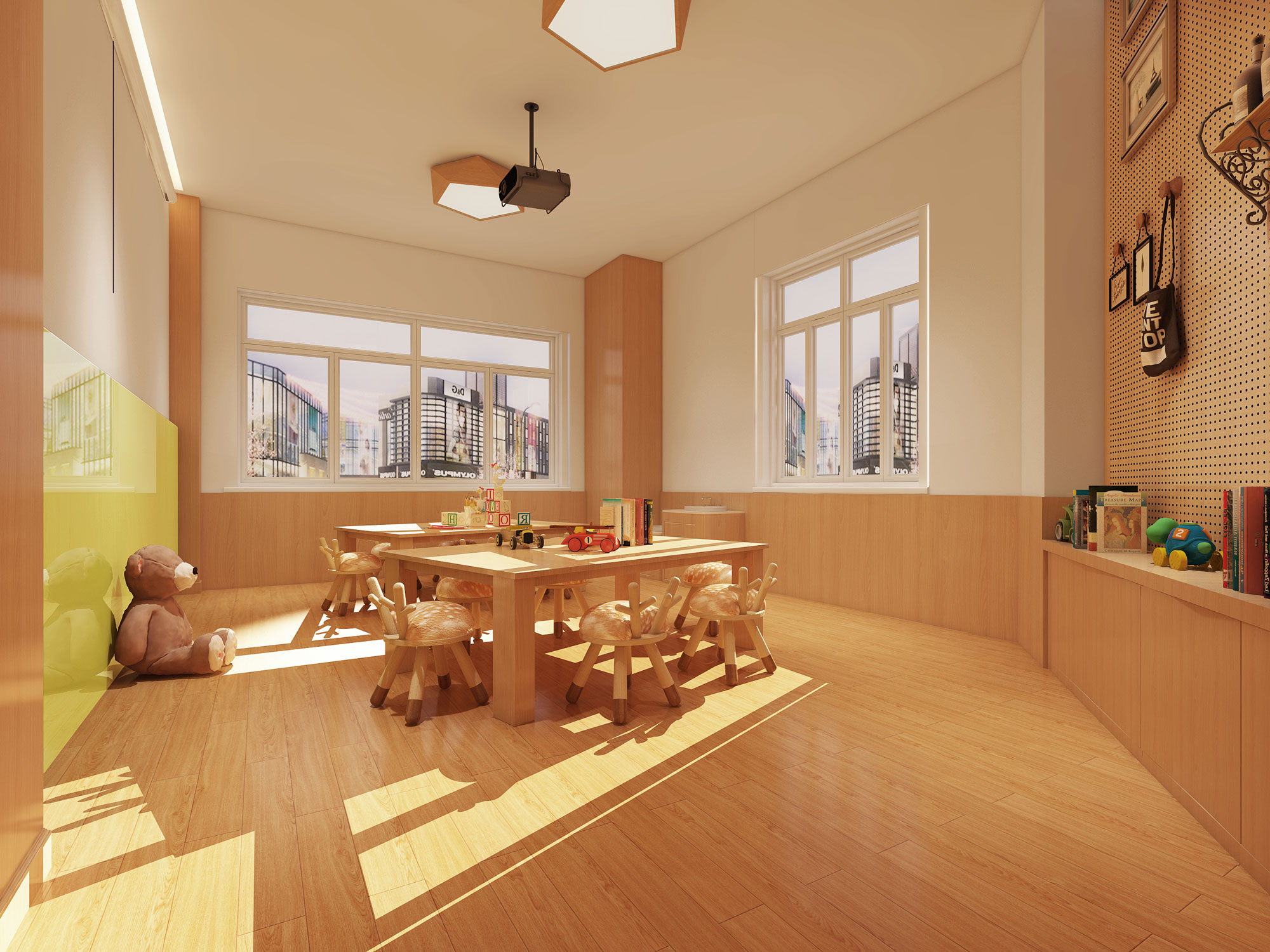 幼儿园早教设计泉州蒲公英艺术培训–飞梦设计