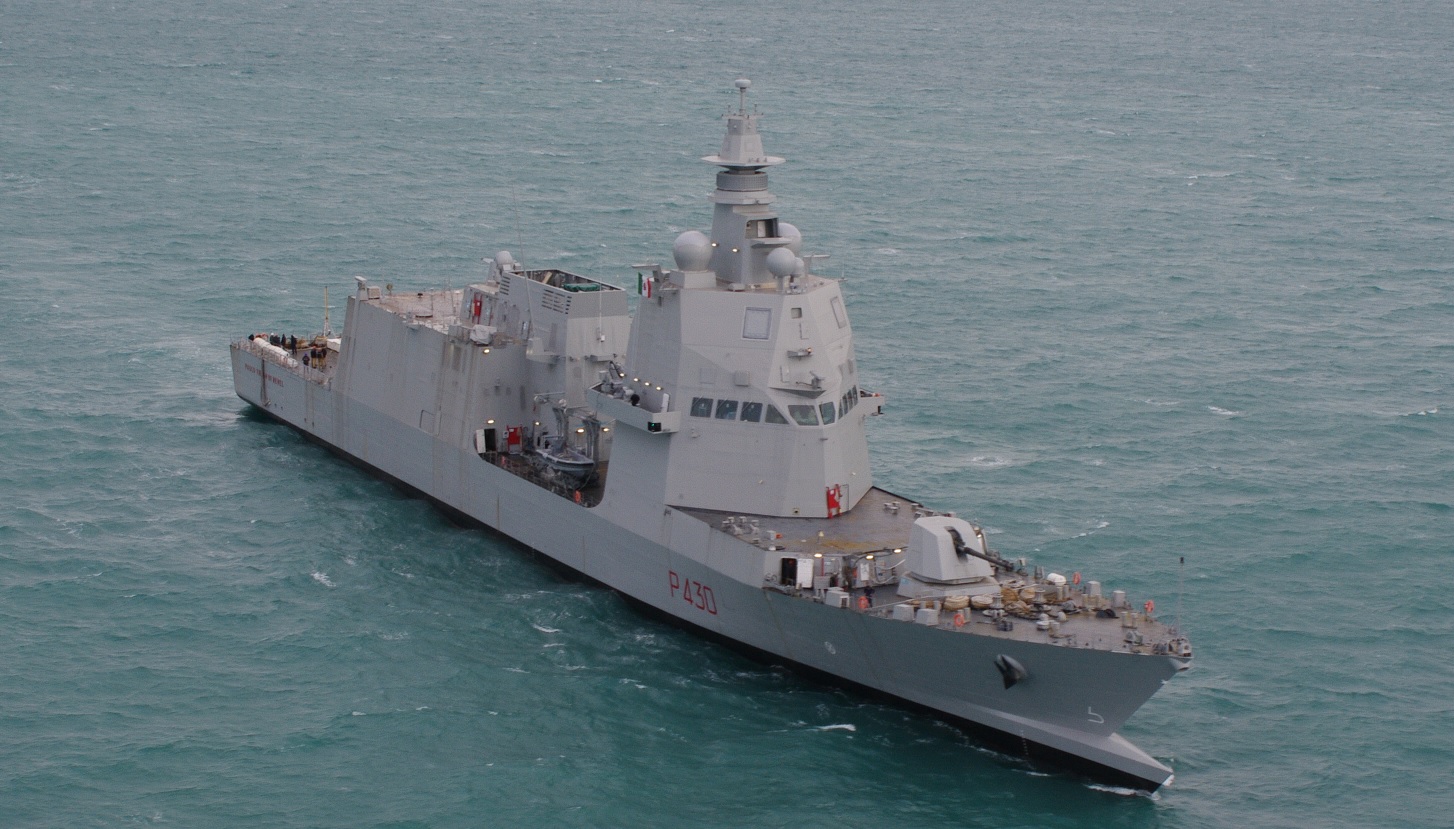 原创意大利最新护卫舰下水拥有一独特部位看外国网友是如此说的