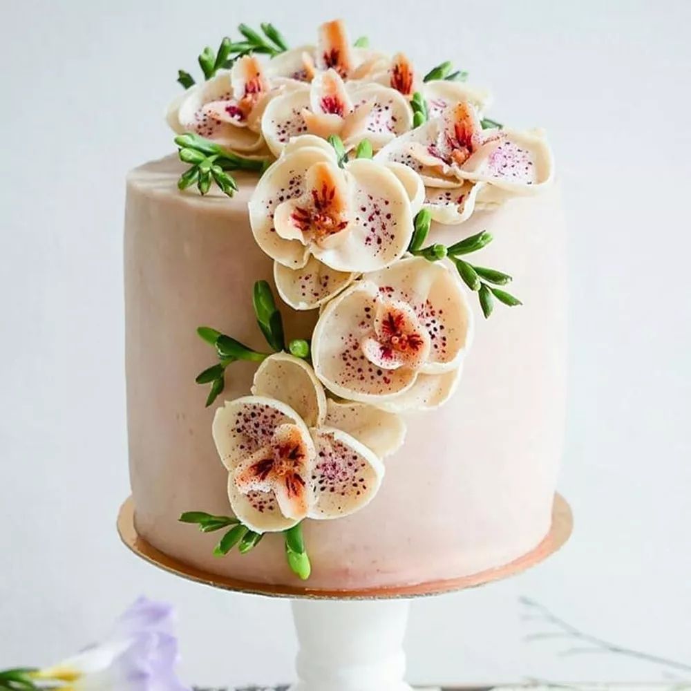 简约而不简单的韩式裱花蛋糕