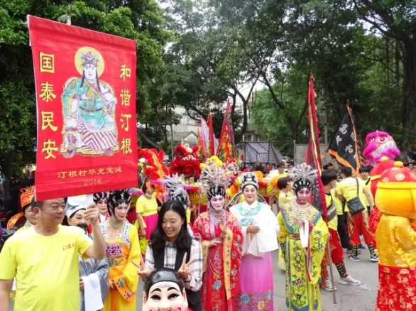 资料图·汀根村华光诞巡游活动我的特色汀根村曾被评为"广州市生态