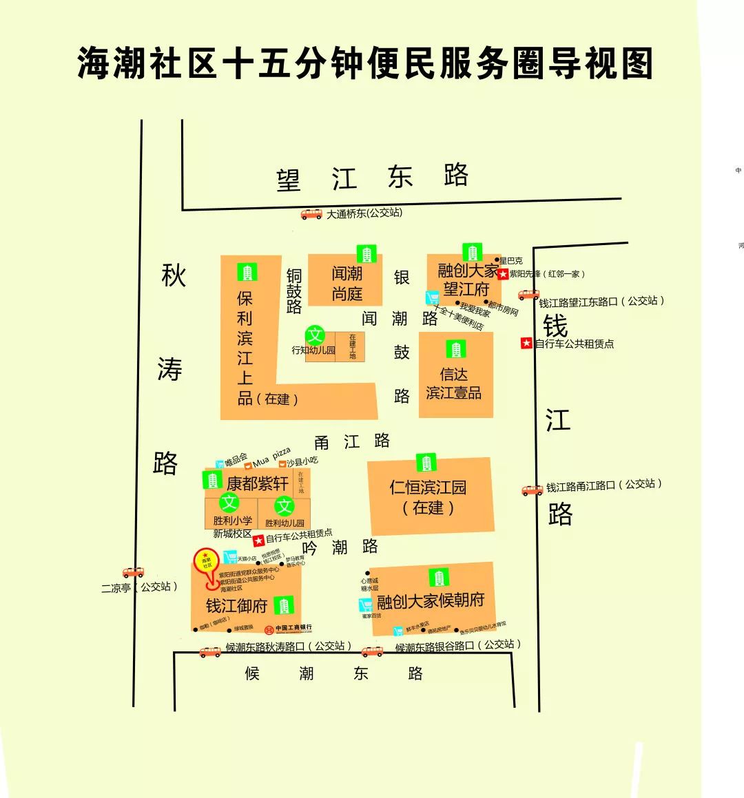 这件事关乎每一个人,15分钟便民服务圈导视图请收好_社区服务中心