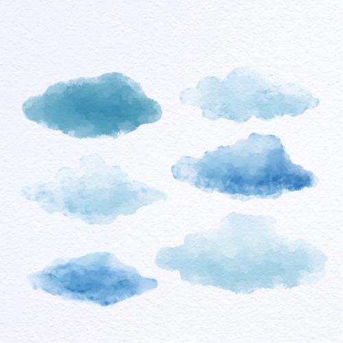 绘画云彩,简单,实用