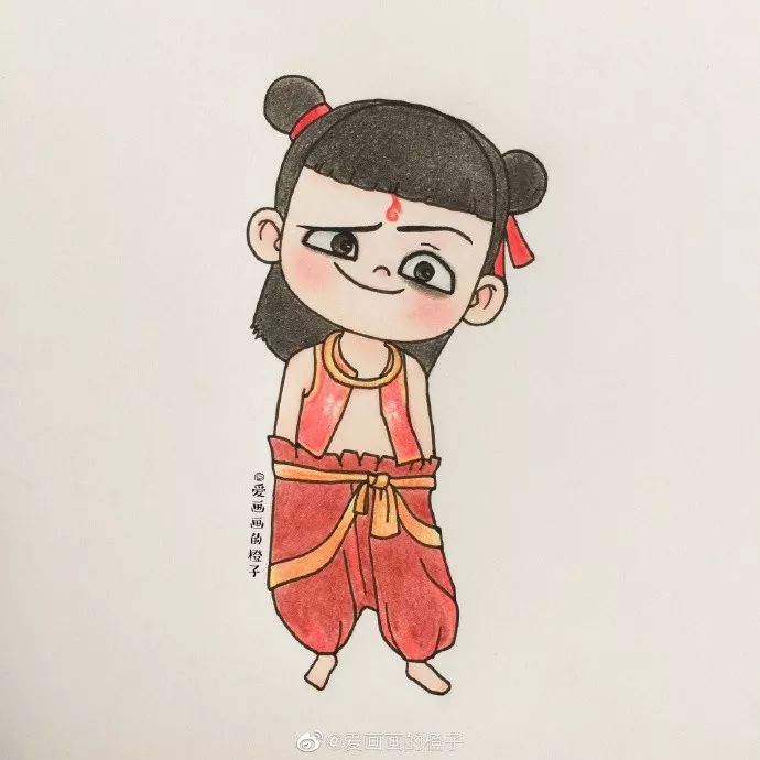 也许刚学的小伙伴有疑惑,那再分享一下脸部和头发的一点涂色小技巧