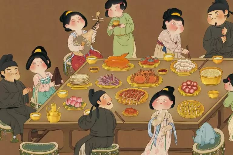 长安吃播唐朝人御冬不靠抖腿吃肉喝酒是你想象不到的快乐