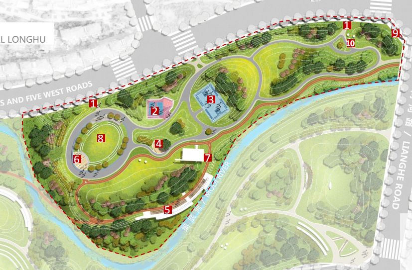 占地约345亩的公园已基本完工!预计开放时间是._运动