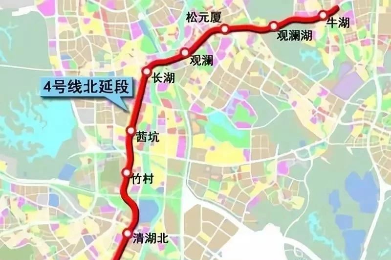 龙华4号线地铁线路图图片