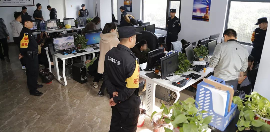 精确锁定盐湖区中银大道丽鹏商务楼中隐藏一网络电信诈骗犯罪团伙窝点