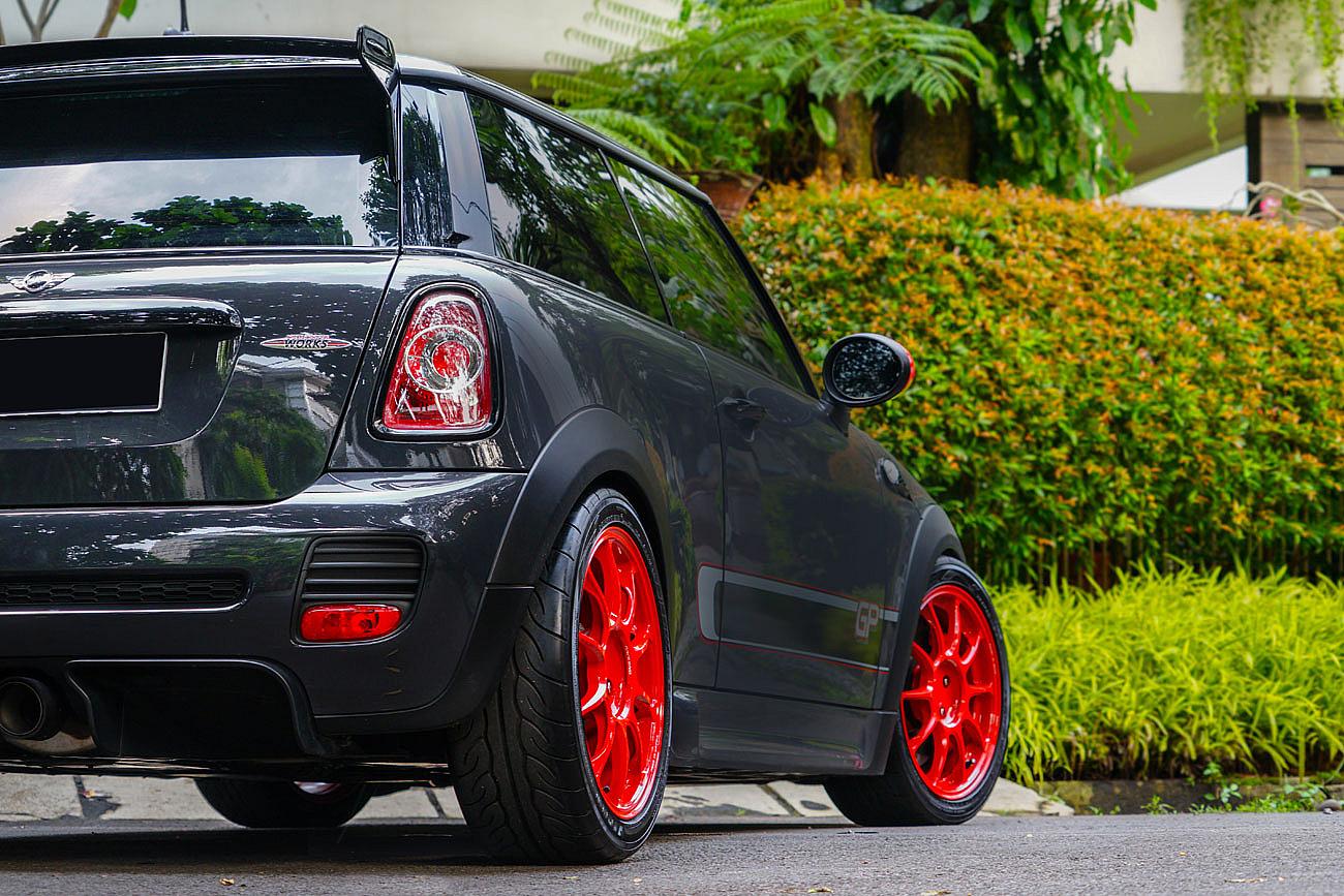 minicooperr56轮毂改装案例raysvolkracingze40