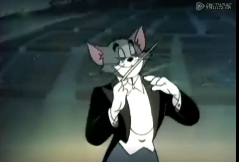 出来的,在画之前要把整个音乐都规划完整,并且让汤姆对准每一帧来演奏