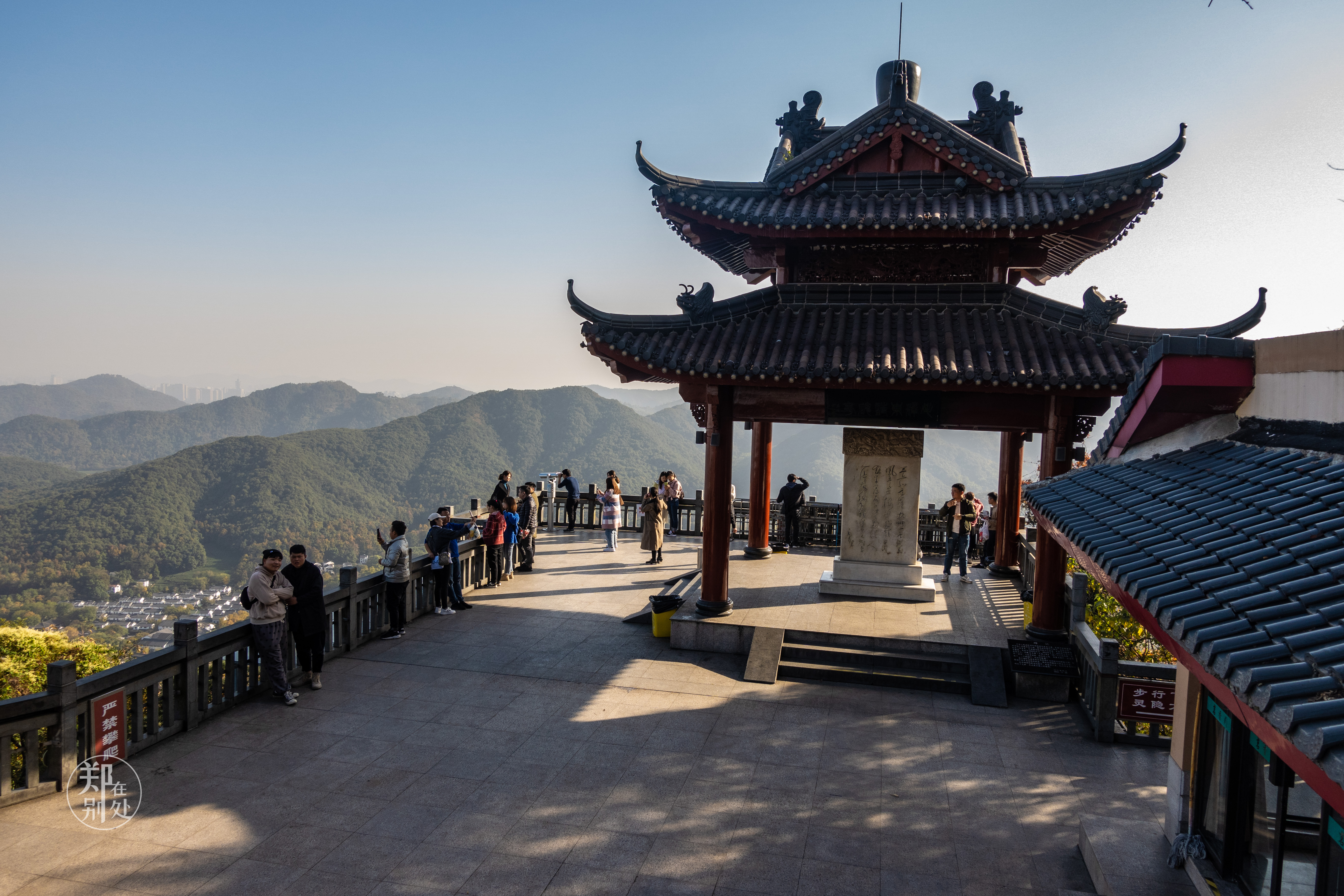 北高峰是杭州最高的山图片