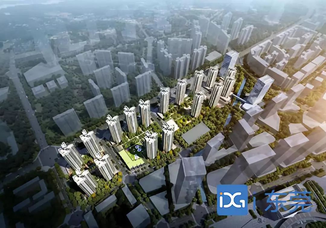东莞cbd唯一城中村水涧头村原址将建中央公园