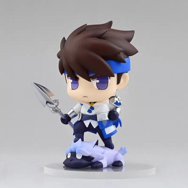 原创王者荣耀可爱的英雄手办程咬金被韩信踩在脚下看起来好可怜