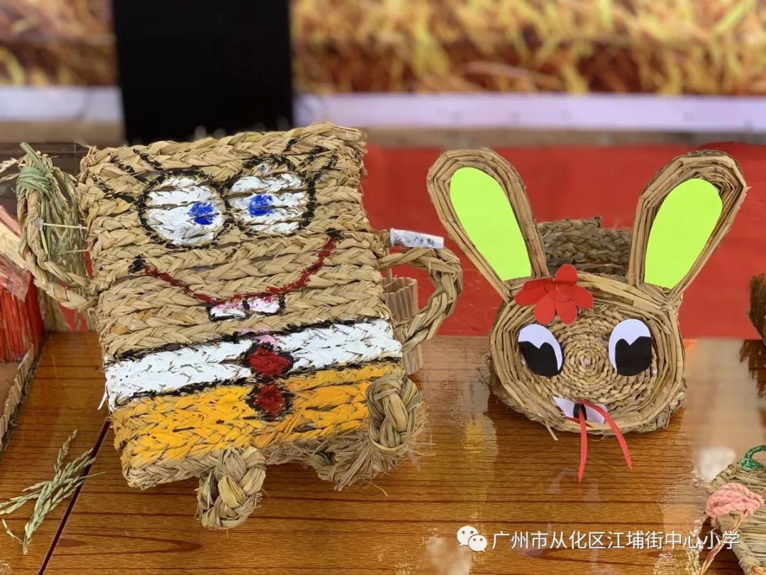 童心童趣匠心独运江埔街中心小学diy稻草艺术节活动