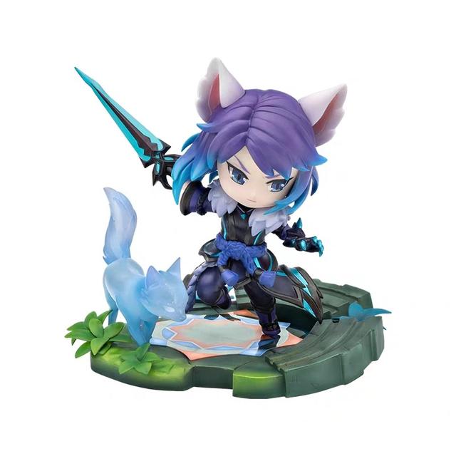 原创王者荣耀可爱的英雄手办程咬金被韩信踩在脚下看起来好可怜