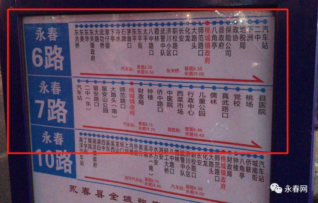 热议话题永春这里的公交站牌线路真的贴反了相关部门第一时间更换