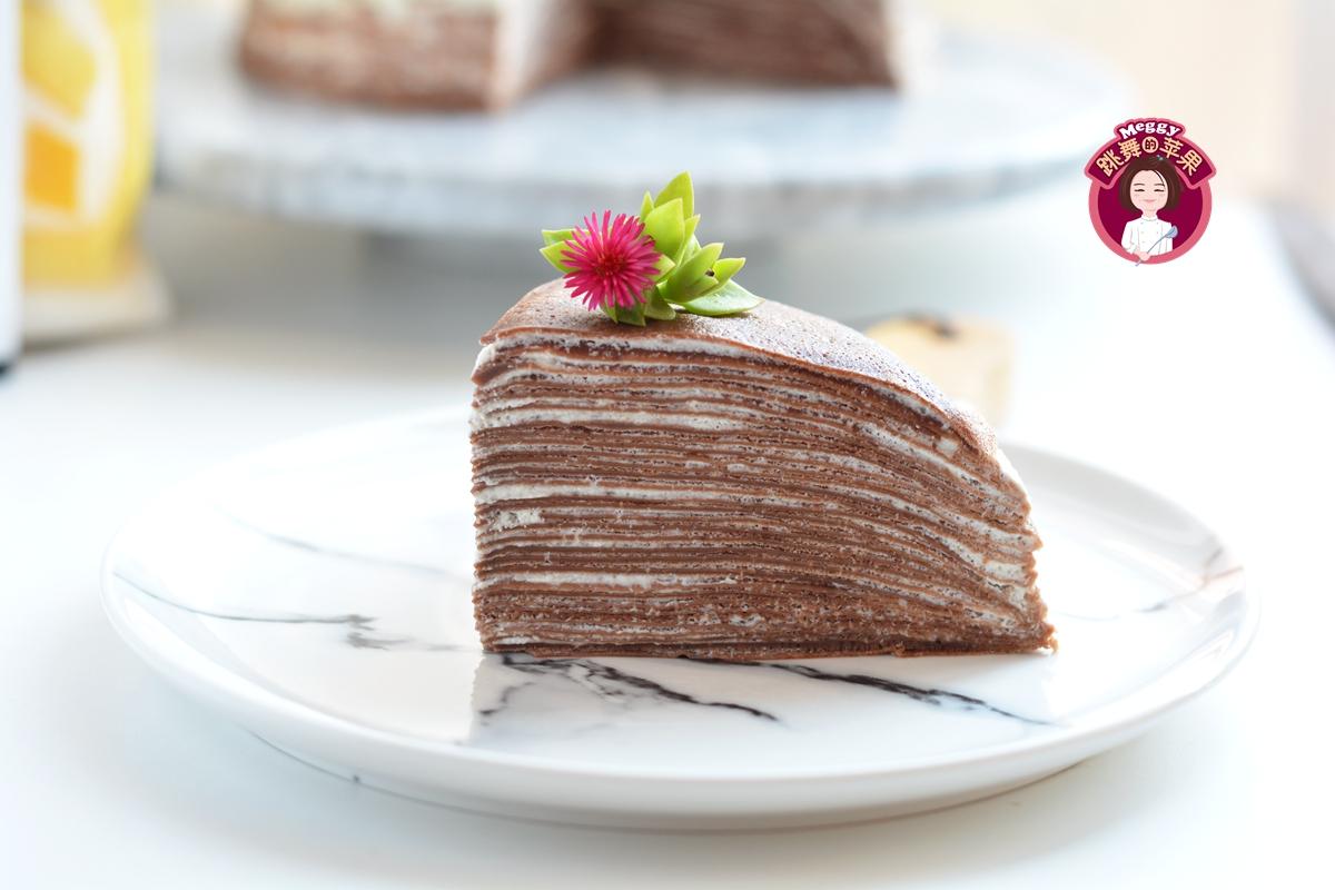 原创不用烤箱的可可千层蛋糕,咬一口太满足,冬天吃了补充能量不怕冷