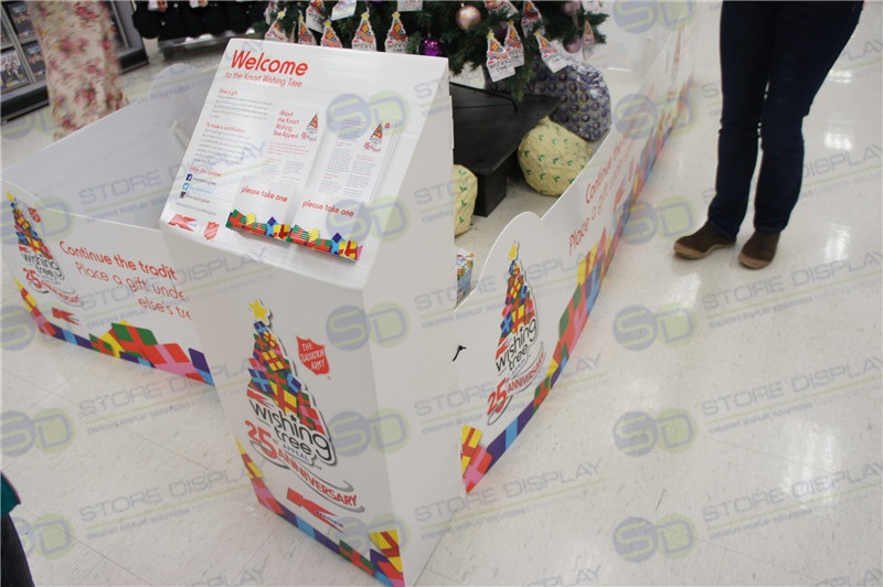 卖点国际纸堆头能极大提高商品购买欲望