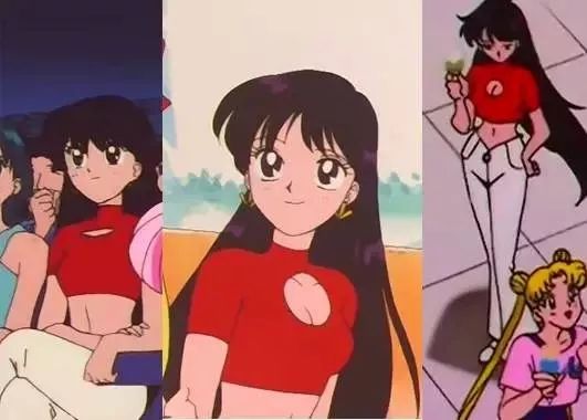 除了火辣性感之外,火野丽还是彩色背带裤的忠实粉丝.