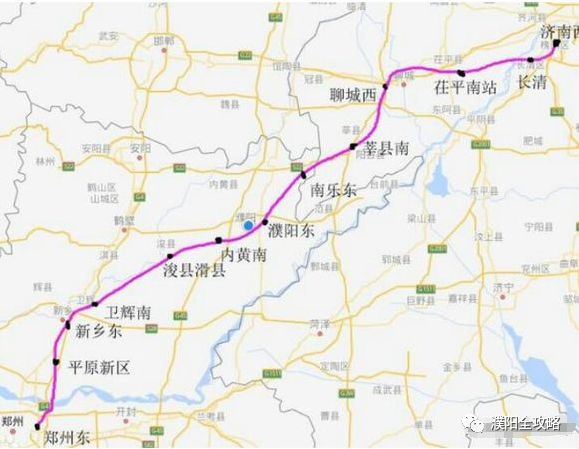 郑济高铁的详细地图图片