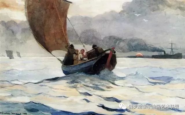 美国风景画家温斯洛荷马风景油画作品赏析