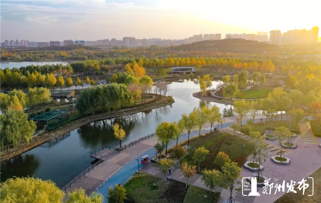 鄭州北龍湖溼地公園不同的季節不同的美