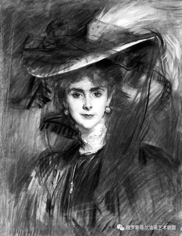 美国画家约翰辛格萨金特油画素描作品赏析