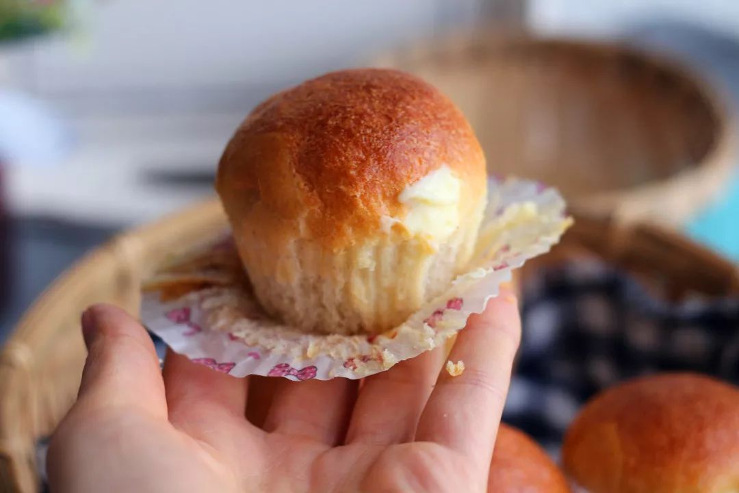 手残党零基础的福音香草味酥皮爆浆小面包