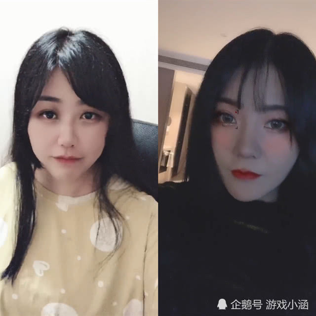 小团团和乔碧萝露脸照对比,竟然有着几分神似,美颜真的太强大