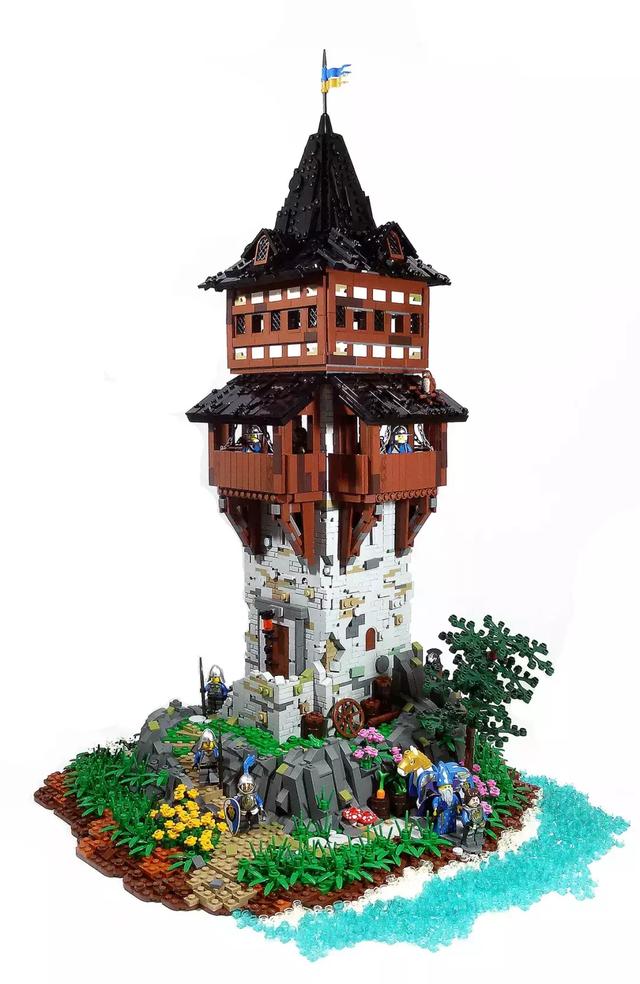 玩积木吃鸡吗lego乐高moc作品欣赏绝地求生建筑系列及其他