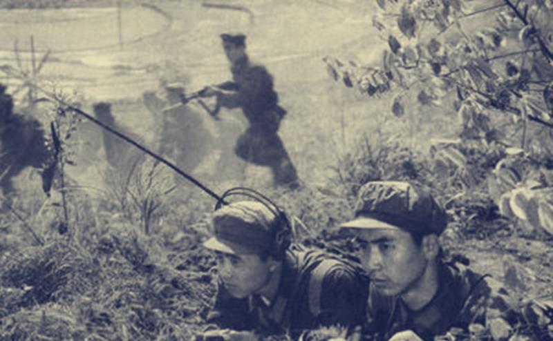 中越战争解放军发起冲锋越军扭头就跑可哪里跑得掉