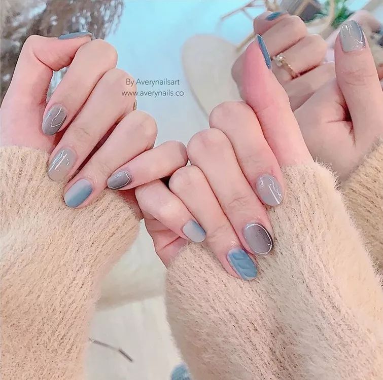 这3种渐变美甲,一定要来pick_指甲