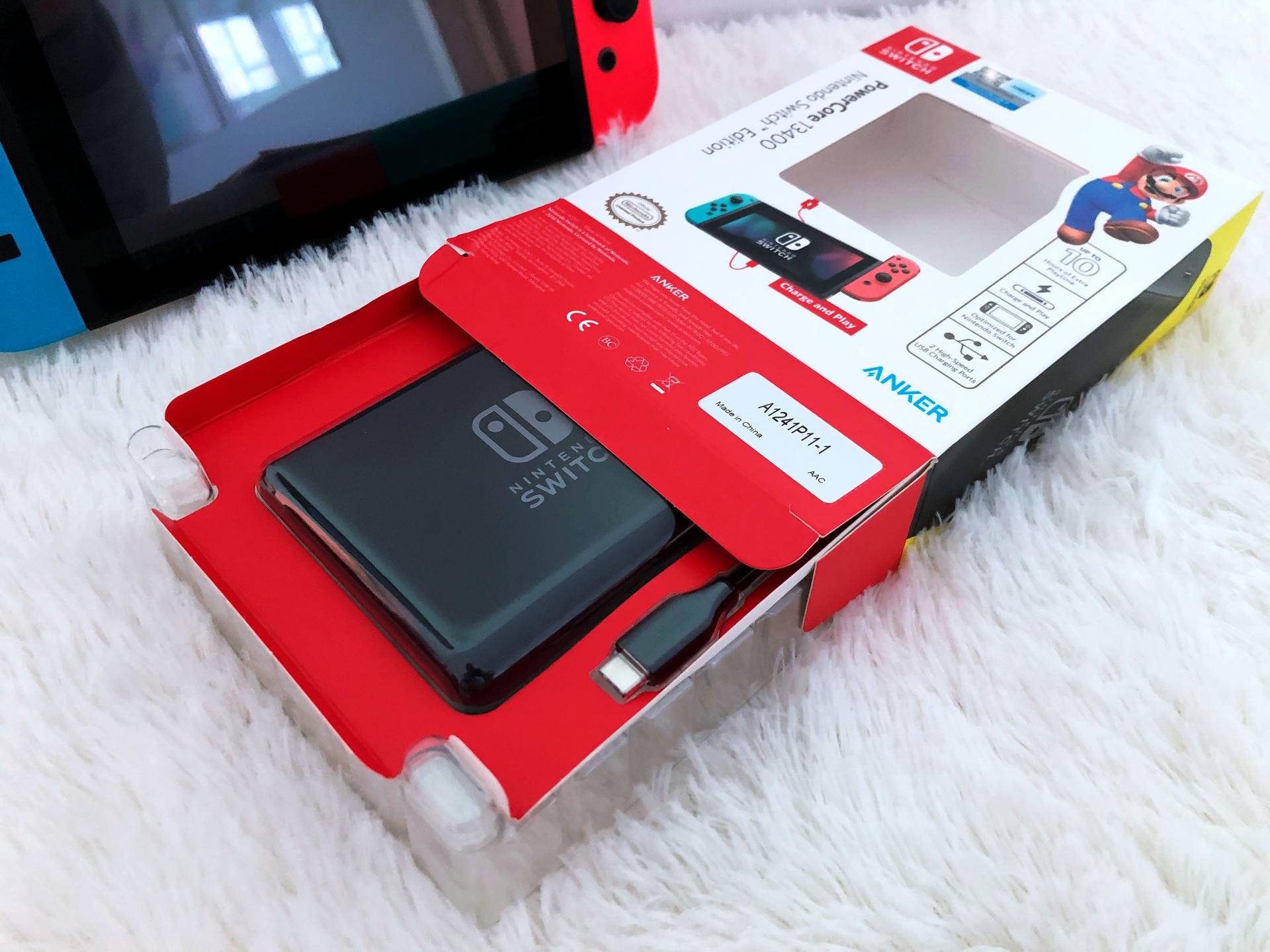 官方授权,续航不慌—anker 任天堂定制充电宝体验