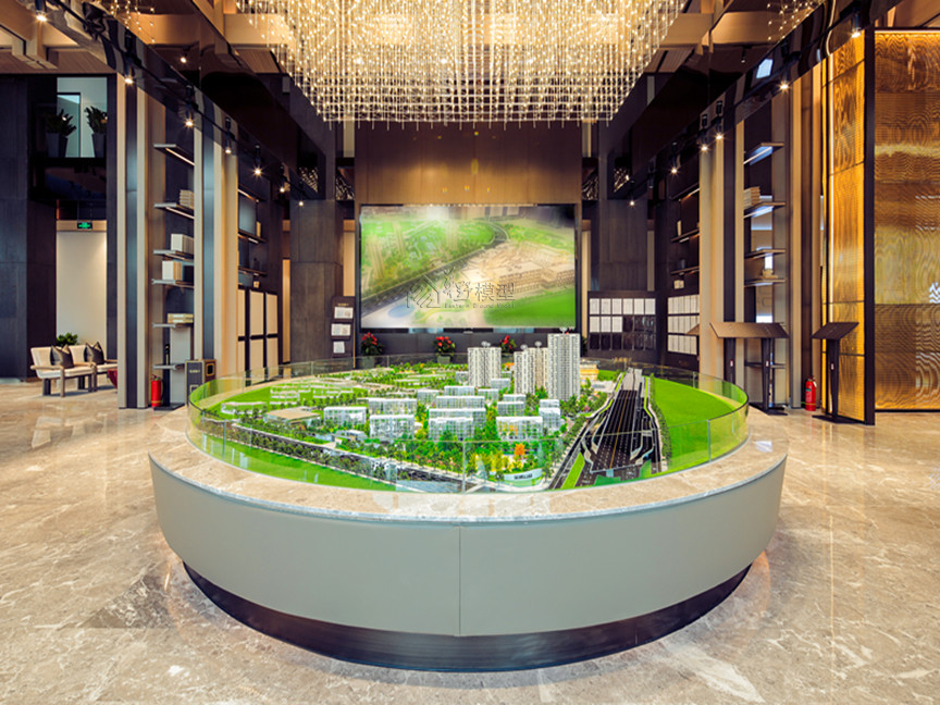 上海金隅金城府沙盘模型---华野模型_玻璃体