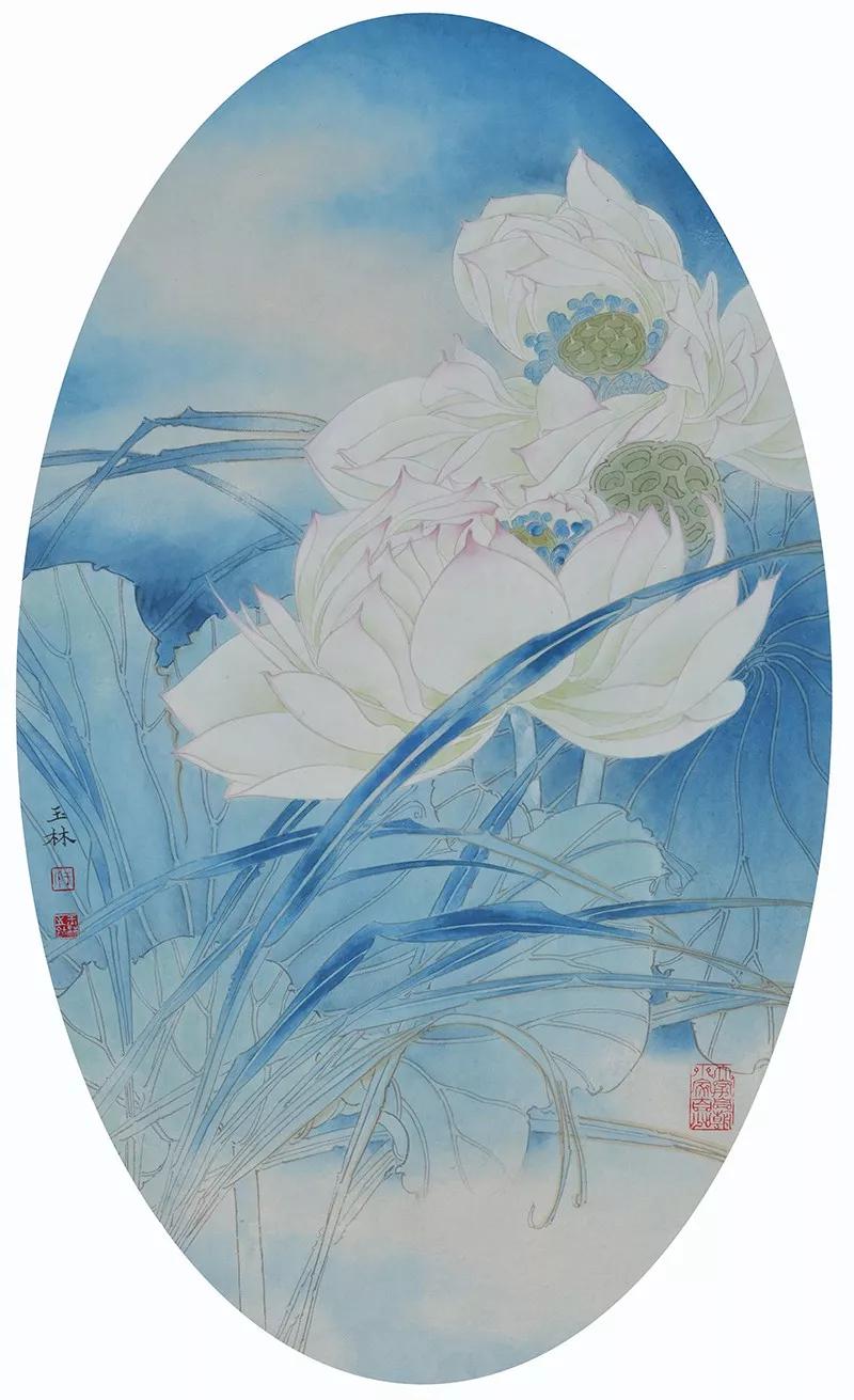 【画廊推荐】画家王玉林:烟雨风情 · 荷花轻清_工笔