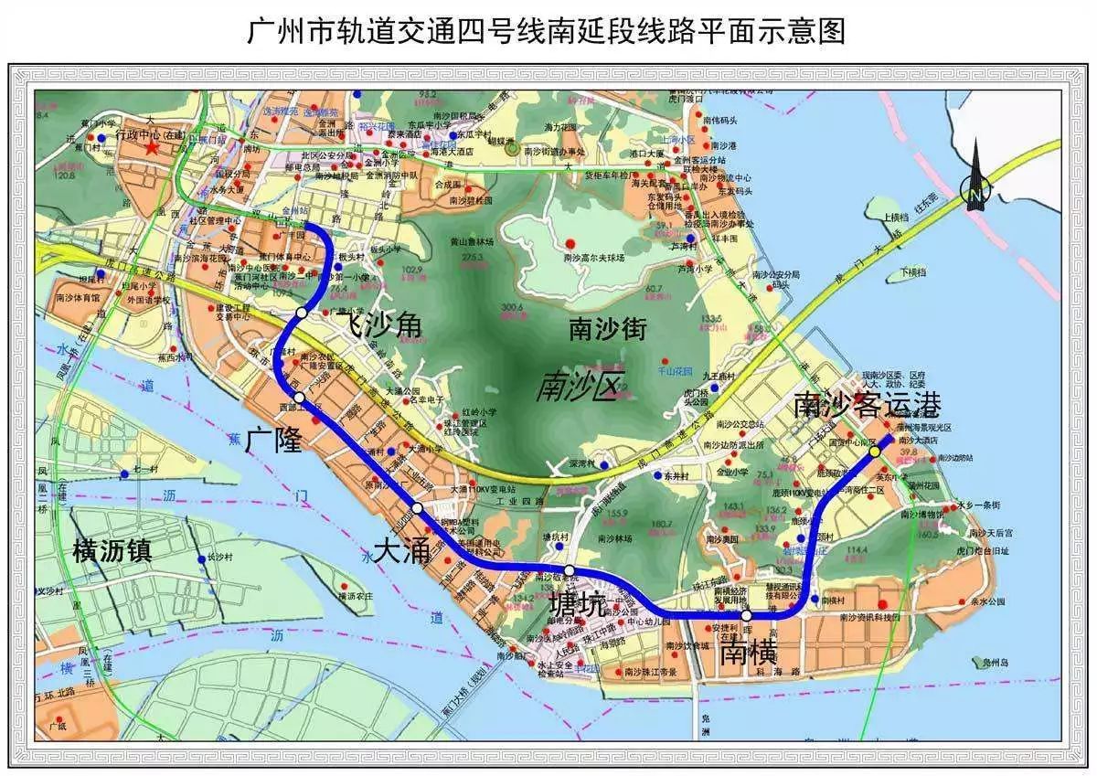 广州地铁4号线:封疆大吏南拓轴,长驱直入壮南沙