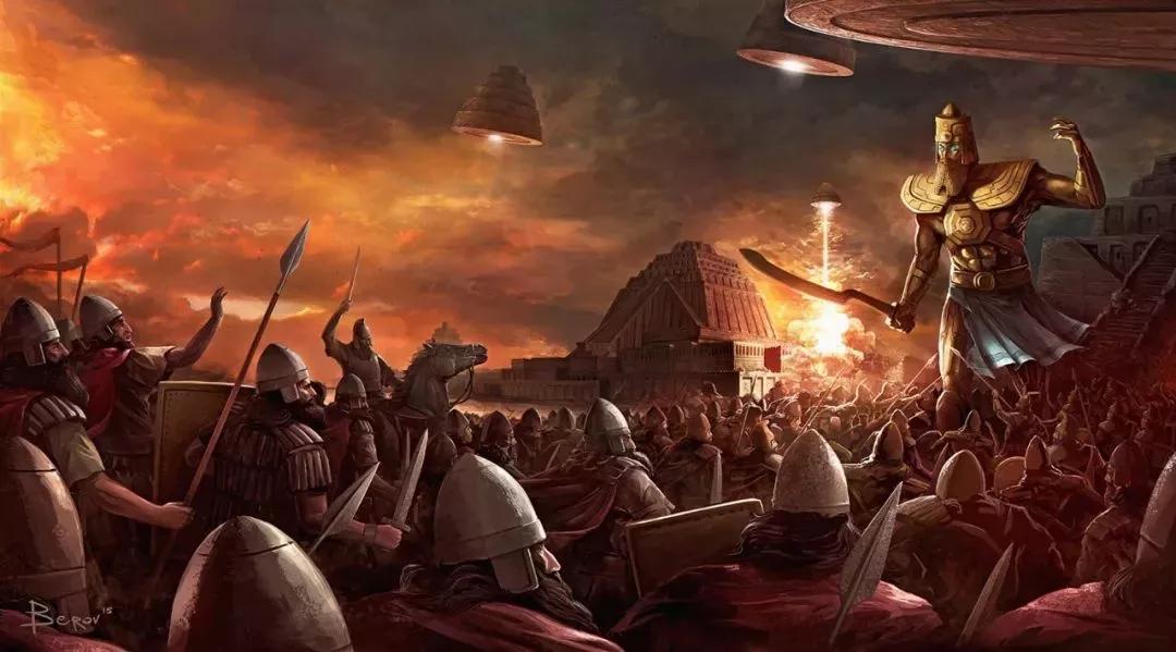 约公元前7400年,尼比鲁星即将"离开"太阳系.