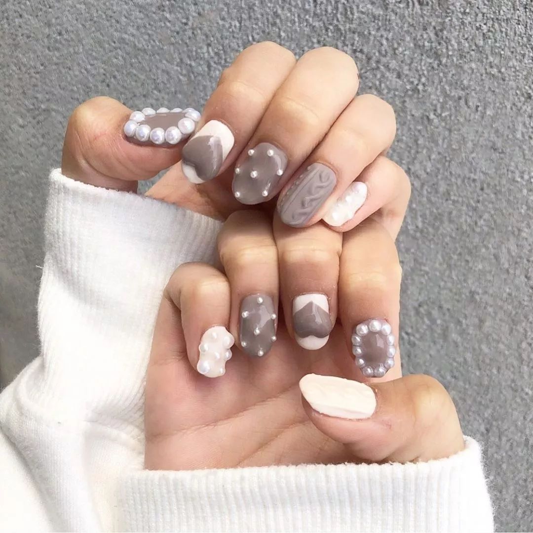 是时候换上毛衣美甲了