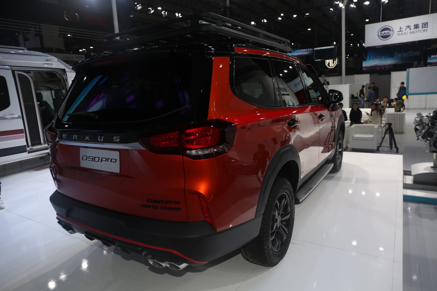 2019广州车展上汽maxusd90pro柴油版首发